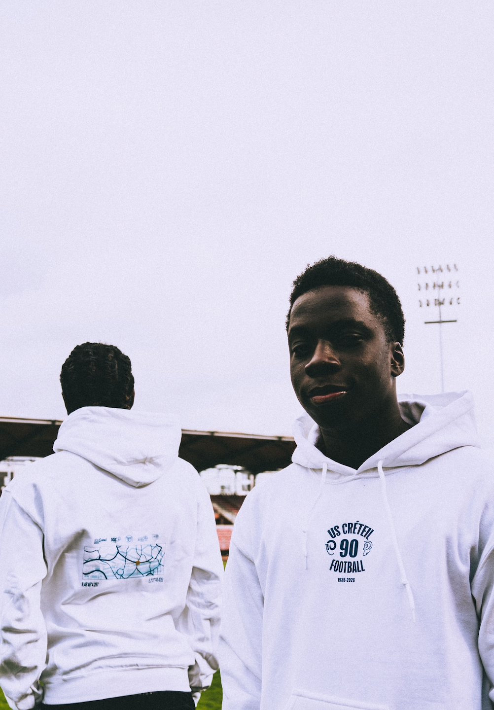 Sweat à capuche Blanc - Collection des 90 ans