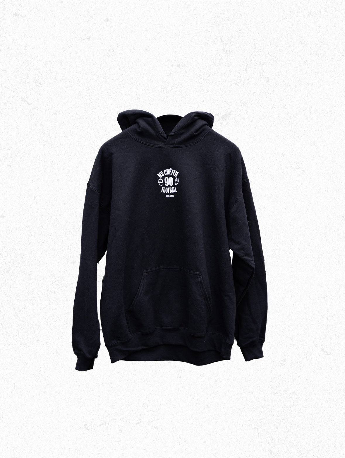 Sweat à capuche Noir - Collection des 90 ans